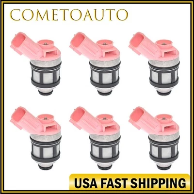 6x Inyectores de combustible 166001800 para Nissan Frontier Pathfinder Xterra 1996-2004 3,3 L Foto 1 de 4