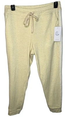 Nuevo con etiquetas Calme XL Acogedor Salón Jogger Amarillo 117062 Foto 1 de 2