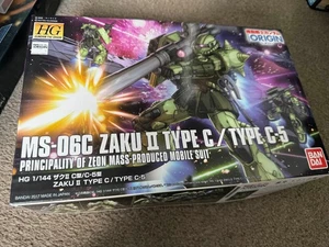 HG Mobile Suit Gundam THE ORIGIN Zaku II Type C/Type C-5 Modellbausatz im Maßstab 1:144 - Bild 1 von 1