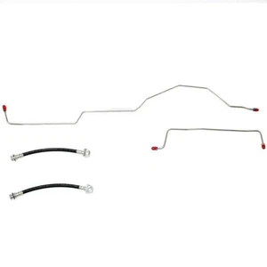 Líneas de freno de eje trasero para Jeep Wrangler 2003-2006 Dana 35 disco trasero WRA0356SS - Imagen 1 de 1