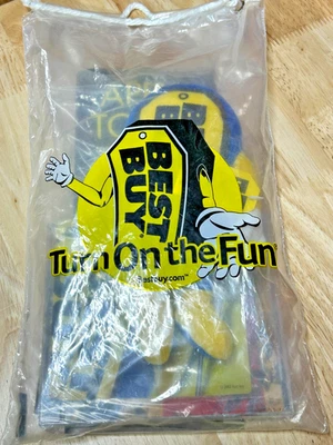 Best Buy Swag, Grand Opening Promo Goodie Bag, 2002, Plush Toy, New Old Stock - Image 1 of 4