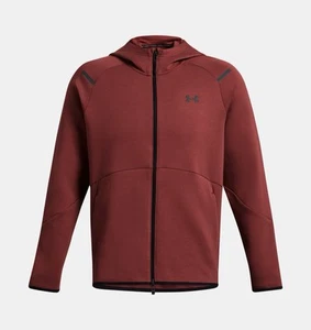 Under Armour Unstoppable Fleece Full Zip Hoodie Maroon Men's Size L - Picture 1 of 4