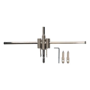 Easily Adjustable Circle Hole Cutter Tool Kit for Home Improvement Tasks - Picture 1 of 12