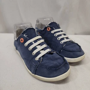 Vionic Pismo Women's 6 Casual Supportive Sneaker Navy Canvas Comfort - Picture 1 of 8