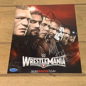 Triple H (HHH) & John Cena Dual Signed 8X10 Photo Autographed COA Hologram - Picture 1 of 6