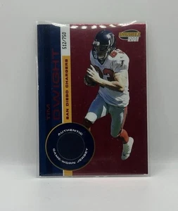 2001 Pacific Invincible Red Tim Dwight /750 San Diego Chargers #207 - Picture 1 of 2