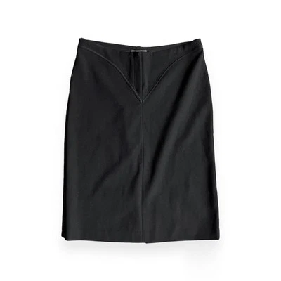 Y2k La Perla Oficina Sirena Negro Secretaria Falda Talla 42 Foto 1 de 4