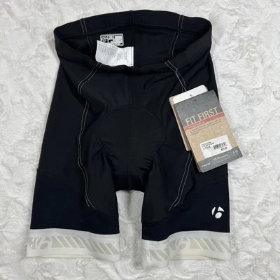 NWT Bontrager Cycling Shorts Mens XS Black Inform Race Stretch Compress Padded - Image 1 of 4