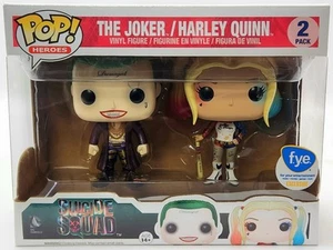 Funko Pop! Heroes Suicide Squad Joker and Harley Quinn 2pk FYE Exclusive Figures - Bild 1 von 13