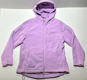 Baerskin Tactical Supply Co. Sudadera con Capucha Rosa Grande Polar Cremallera Completa Chaqueta Exterior - Imagen 1 de 9