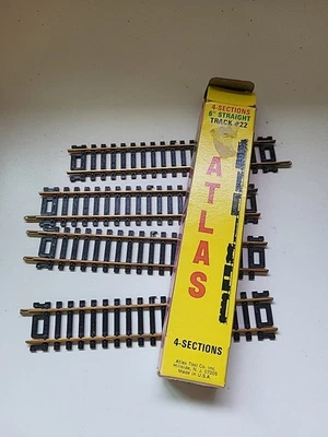Vintage Atlas 6" Straight Track $22 HO Scale - Image 1 of 4
