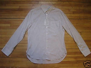 MARC JACOBS SUPER LIGHT AND SOFT COTTON PRINT CLASSIC DRESS CASUAL SHIRT S 50 M - Picture 1 of 1