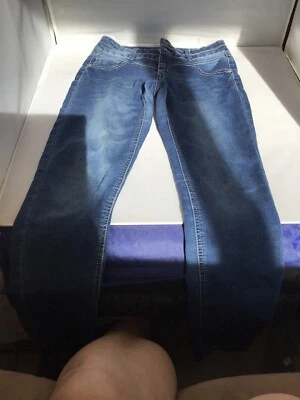 Mudd Girls Denim Jeans Sz 12 Slim Adjustable Waist - Image 1 of 4