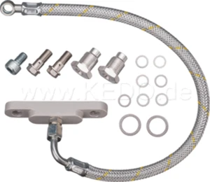 Oil Line Kit Twin Centre Feed Stainless SR500 TT500 XT500 - Bild 1 von 3