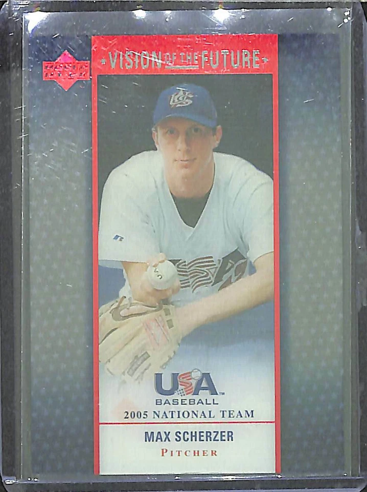 2005 Upper Deck USA Baseball Vision of the Future #A-6 Max Scherzer - Image 1 of 2