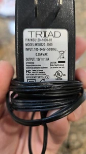 Triad Magnetics WSU120-1000 Wall Mount Adaptor AC-DC 12V 1A - Picture 1 of 1