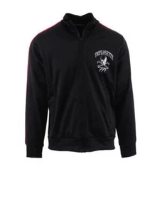 TRIPLOSETTE TRIACETATE ZIP SWEATSHIRT - BLACK - TRSM295-NE - Picture 1 of 1