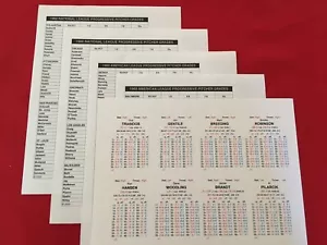 1960 APBA PLUS baseball card set / With L-R splits + Ballparks / Maz / Williams - Picture 1 of 2