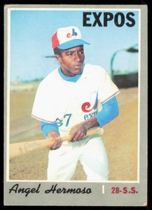 1970 TOPPS ANGEL HERMOSO MONTREAL EXPOS #147 VG-VG/EX