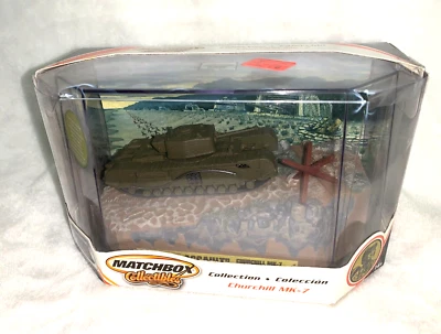 New  Vintage 2002 Mattel Matchbox Collectibles Collection Churchill MK-7 Tank - Image 1 of 4