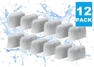 Paquete de 12 filtros de agua de carbón de repuesto TODAS las cafeteras Cuisinart DCC-RWF - Imagen 1 de 6