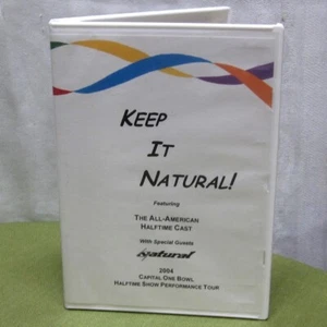 ALL-AMERICAN HALFTIME CAST Keep It Natural 2004 Capital One Bowl cheerleader DVD - Picture 1 of 2