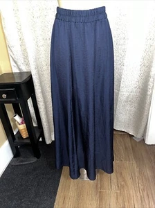 Lane Bryant Women's Navy Blue Maxi Skirt, Size 14/16 - Picture 1 of 3
