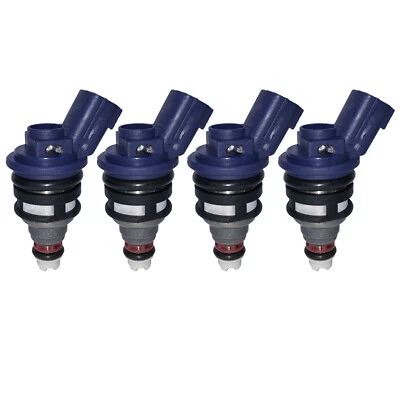 4X INJETORES DE COMBUSTÍVEL 370CC 16600-67U01 PARA NISSAN 240SX 300ZX SILVIA KA24DE S13 14 - Imagem 1 de 4
