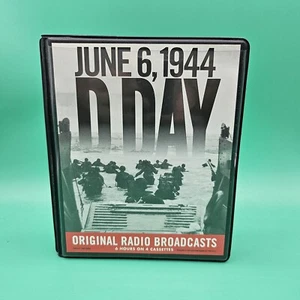 D Day Original Radio Broadcasts (4 Cassette Box Set) World War II June 6, 1944 - Picture 1 of 5