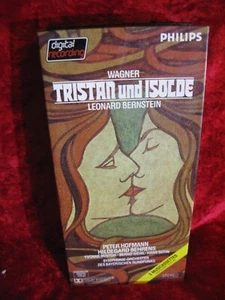 WAGNER TRISTAN UND ISOLDE PHILIPS 3 CASSETTE BOX HOFMANN BERNSTEIN - Picture 1 of 3
