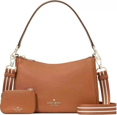 Kate Spade Rosie Shoulder Bag Brown Leather KF086 Warm Gingerbread NWT $399 - Image 1 of 4