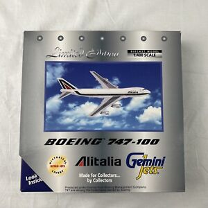 Gemini Jets - 1:400 Platinum Series Die Cast Model / Alitalia / I-DEMA