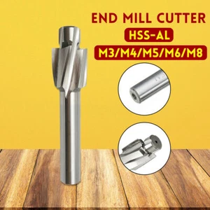 HSS-AL End Mill Cutter Pilot Slot Drill Tool For High Speed Carved - Picture 1 of 6