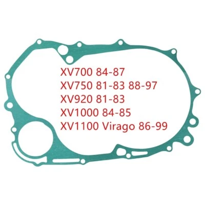Junta de cubierta de embrague para Yamaha XV700 Virago700 XV750 Virago 750 XV920 Virago920 Foto 1 de 4