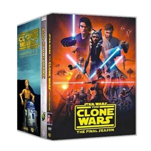 Star Wars: The Clone Wars Seasons 1-7 Complete Series DVD Set.   1 Day Handling