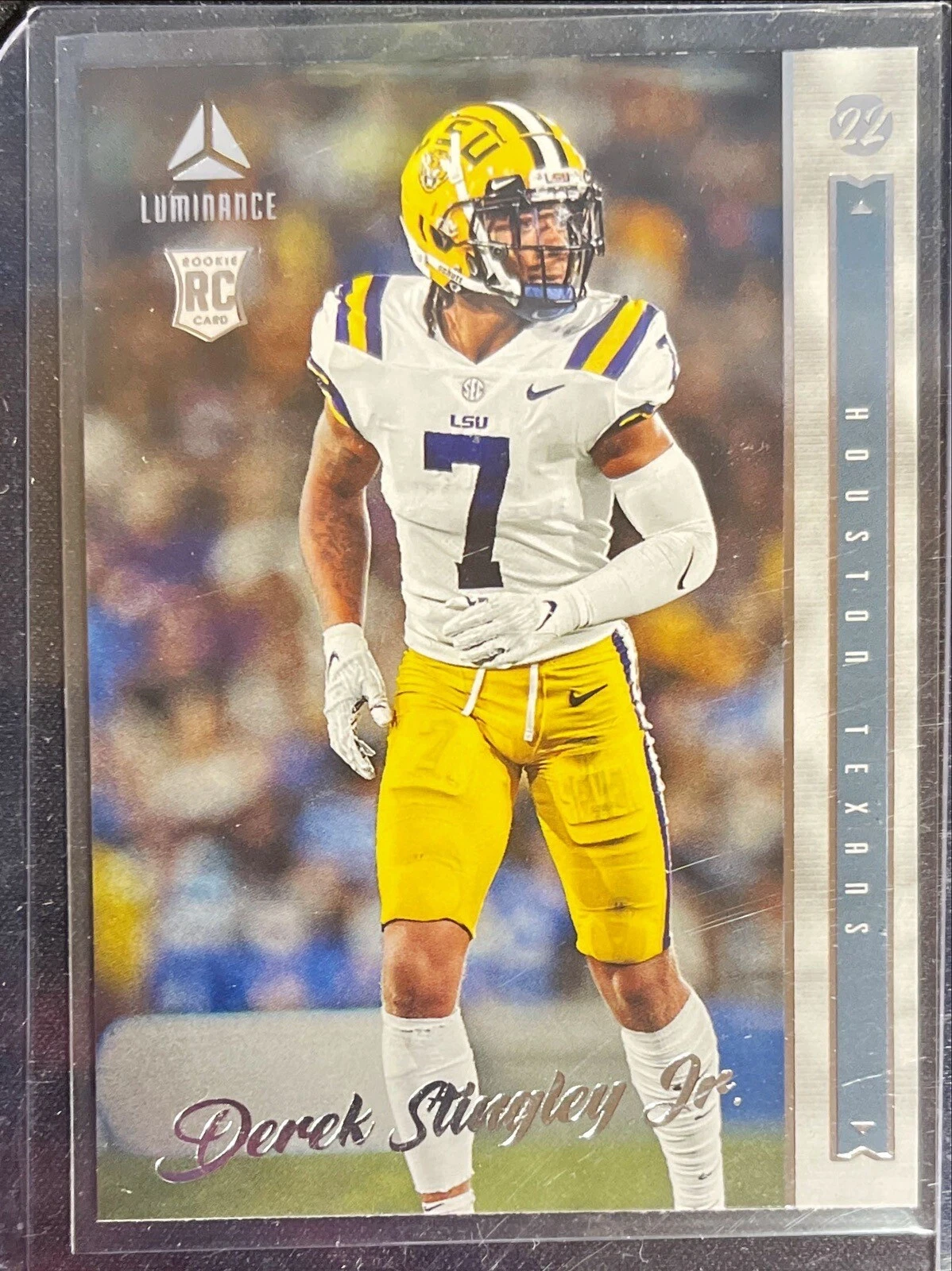 2022 Panini Luminance Derek Stingley Jr. RC Houston Texans #138