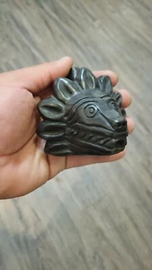 Quetzalcoatl, Death Whistle, Loud, Real, Aztec, Maya, Black, Hand Crafted. - Picture 1 of 8