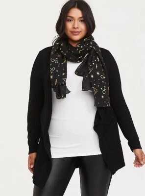 SÍMBOLO DE HARRY POTTER TÓRRIDO/BIOMUNDO LÁMINA DORADA Y BUFANDA NEGRA   Foto 1 de 4