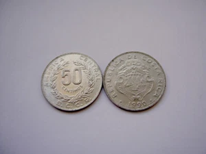 2 X 50 Centimos Münze (Costa Rica) 1990 - Bild 1 von 1