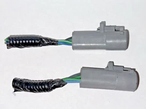 2 PLUGS For GROTE 6C3-1340413405AA Tail Lights SEE CHASSISTRAILERLIGHTSANDMORE - Bild 1 von 8
