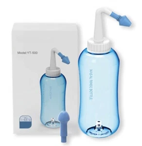 Neti Pot Sinus Rinse Bottle Nose Wash Nasal Irrigation for Adult & Kid 500 ML - Picture 1 of 4