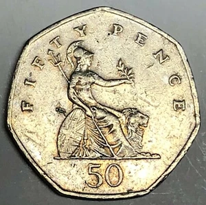 # C3479     GREAT BRITAIN     COIN,     50 NEW PENCE   1997 - Picture 1 of 2