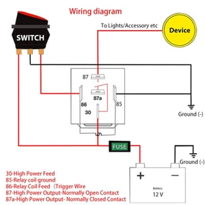 Ideal For 12v Automotive Marine 10pc 12v Waterproof 5-Pin Spdt Relay - Picture 1 of 5