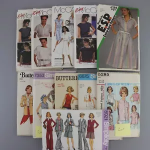 11 Stück 70er 80er Vintage Simplicity McCalls Damen Misses Schnittmuster 8 ungeschnitten - Bild 1 von 13