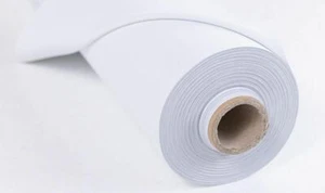 White 3 Pass Blackout Lining 100% Thermal Curtain Lining Fabric, Made n England - Picture 1 of 1