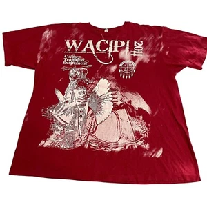 CULTURE TRADITION EXCITEMENT GRAPHIC PRINT RED T SHIRT MENS 3X | J1 - Picture 1 of 8