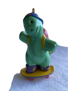 Vintage Hallmark Keepsake Christmas Ornament Son 1994 Dinosaur Skateboard - Picture 1 of 6