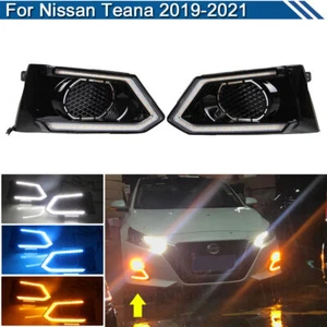 Daytime Running Lights LED DRL Fog Lamp Replacement Bumper For Nissan Teana - Picture 1 of 12
