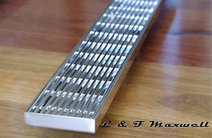 Designers Floor Waste Grates Stainless Steel Shower Drain - variable sizes - Picture 1 of 5