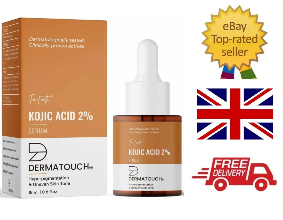 DERMATOUCH Kojic Acid Serum Non-greasy Pigmentation Blemishes Dark Spots 18ml